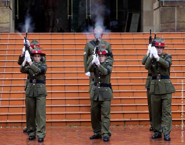 Soldier Receives Full British Military Funeral In Wellington