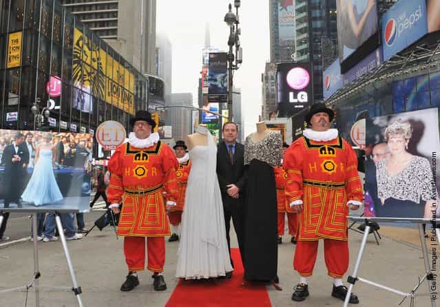 Princess Diana Dresses On View In Times Square