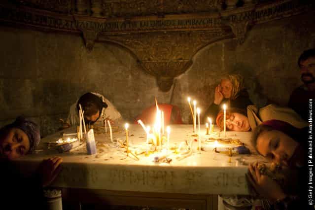 Christians Celebrate Good Friday In Jerusalem