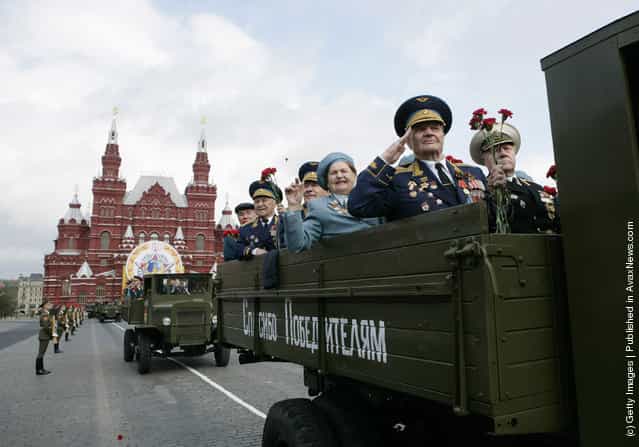 Moscow's Annual Victory Parade In Red Square 2005-2009