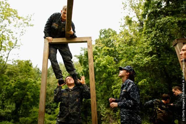 Underclassmen At In The Naval Academy Are Put Through [Sea Trials]