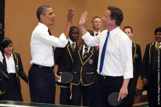US President Barack Obama Visits The UK