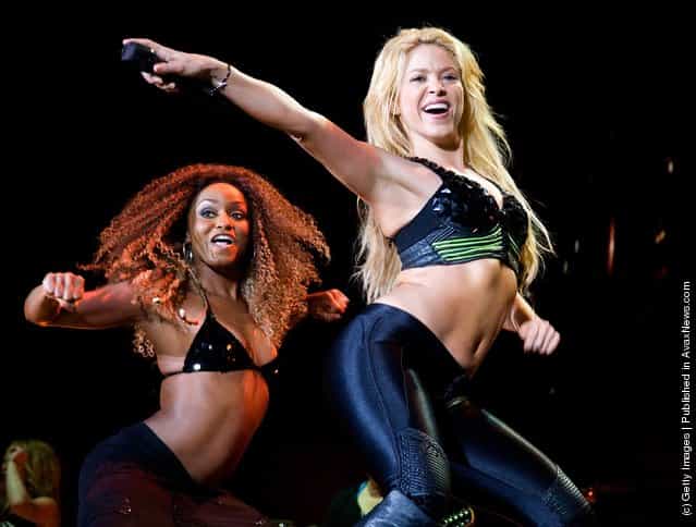Shakira Performs In Concert In Barcelona