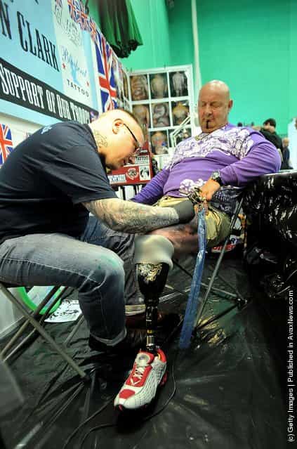 Tattoo Artists Participate In Ink For Heroes To Aid Injured Soldiers