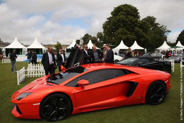 The World's Finest And Most Expensive Cars Are Showcased At The Salon Prive Garden Party