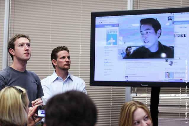 Mark Zuckerberg Makes Announcement At Facebook Headquarters