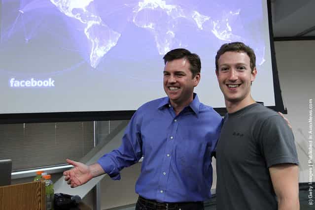 Mark Zuckerberg Makes Announcement At Facebook Headquarters