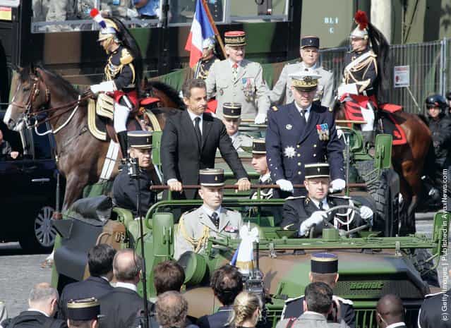 France National Day Official Ceremonies on Champs Elysees