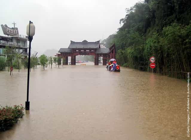 Rainstorm Hits Sichuan