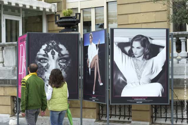 Marie Claire Magazine Film Exhibition at Oquendo street during 59th San Sebastian Film Festival