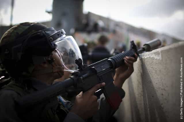 Clashes In Qalandia Ahead Of Mahmoud Abbas UN Address
