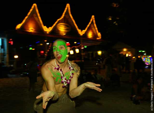 Koh Phangan, Thailand at the monthly Full Moon party