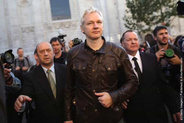 Wall Street Protests In UK, Julian Assange