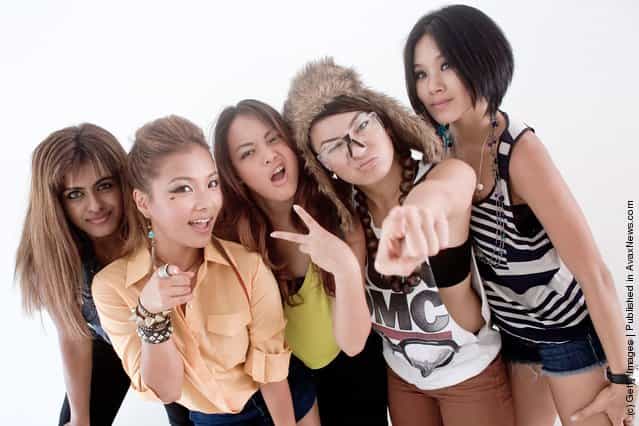 Blush members (L-R) Alisha Budhrani, Ji Hae Lee, Angeli Flores, Natsuko Danjo and Victoria Chan