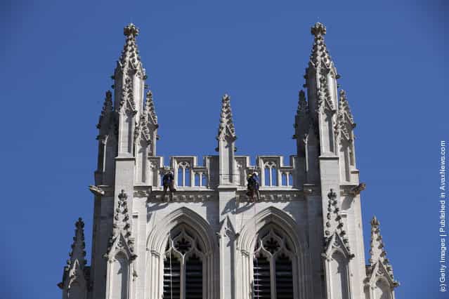 Washington National Cathedral Inspected For Earthquake Damage