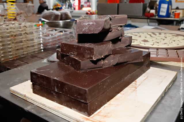 View of chocolate at the 40th Anniversary of Willy Wonka & The Chocolate Factory