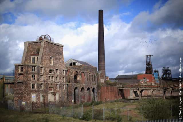 A general view of the derelict Chatterley Whitfield Colliery, the most comprehensive surviving deep mine site in England