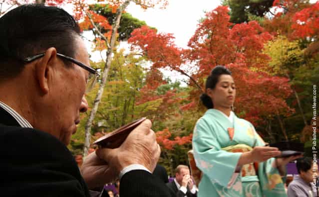 Tea ceremony in Kobe, Japan