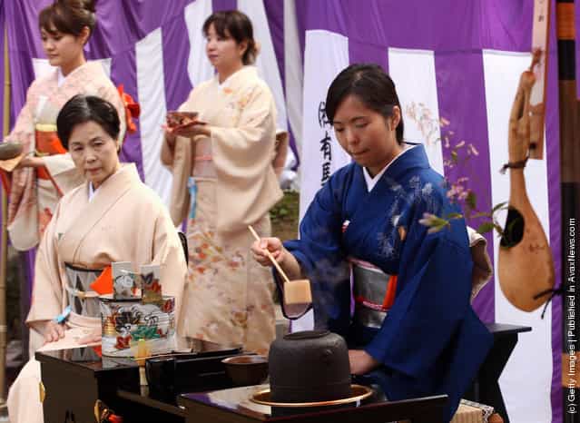 Tea ceremony in Kobe, Japan