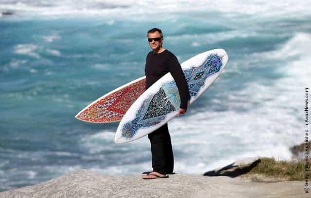 Sydney Artist Exhibits Islamic Inspired Surfboards