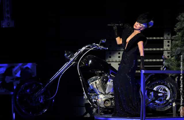 Singer Lady Gaga performs at KIIS FM's Jingle Ball at L.A. Live's Nokia Theatre