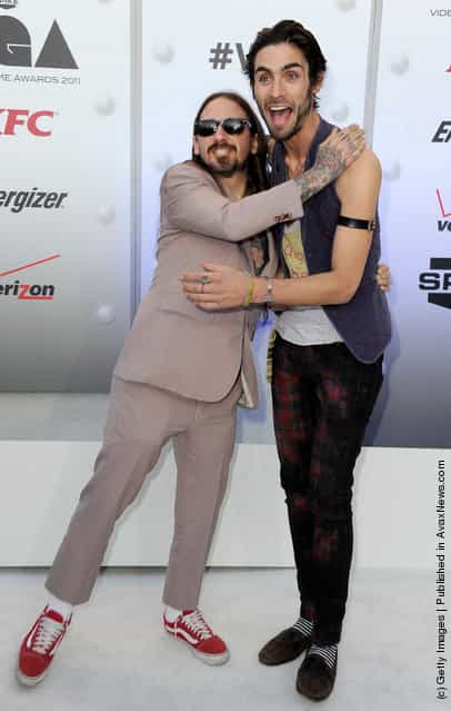 (L-R) Musicians Mike Kennerty and Tyson Ritter