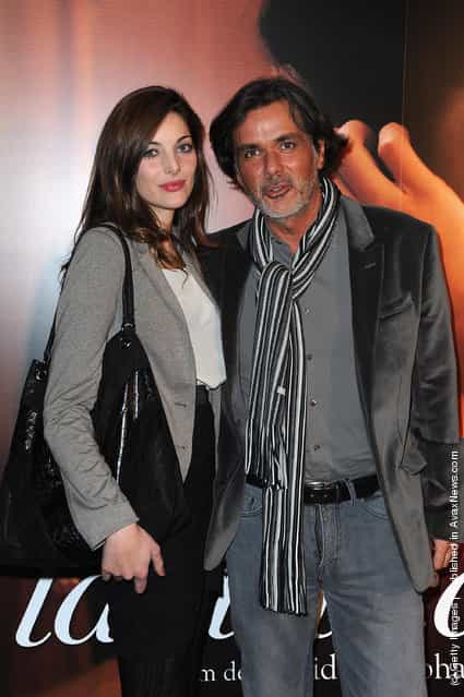 Christophe Barratier and girlfriend attend La Delicatesse Paris Premiere