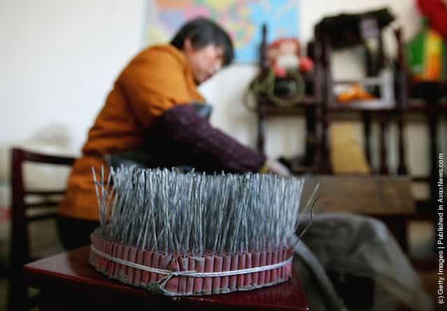 Chinese Handmade Firecrackers For The Lunar New Year