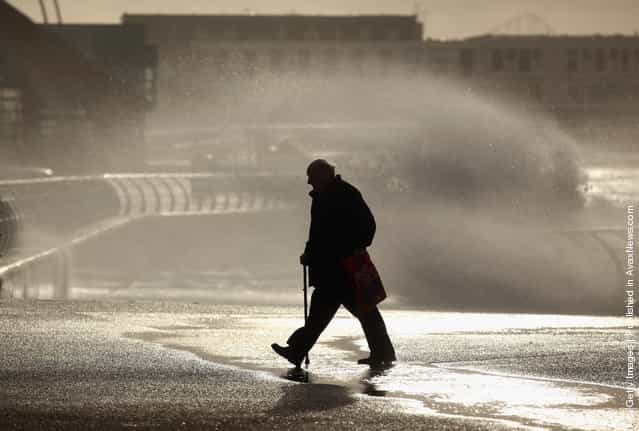 North West Of England Battered By High Winds