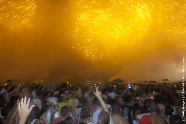 Brazilians Flock To Ocean For New Years Eve Ritual