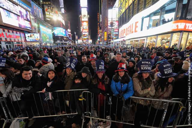 New York Celebrates New Years Eve In Times Square