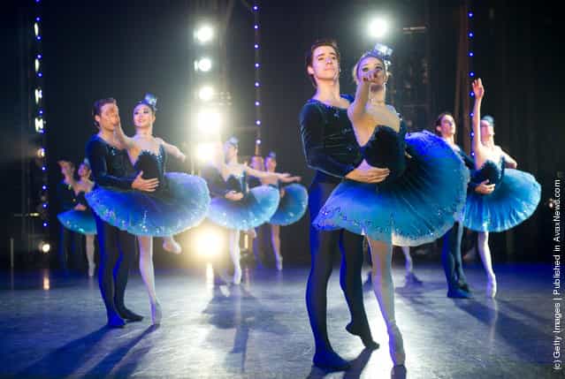 Dancers of the English National Ballet perform Strictly Gershwin at the Coliseum in London