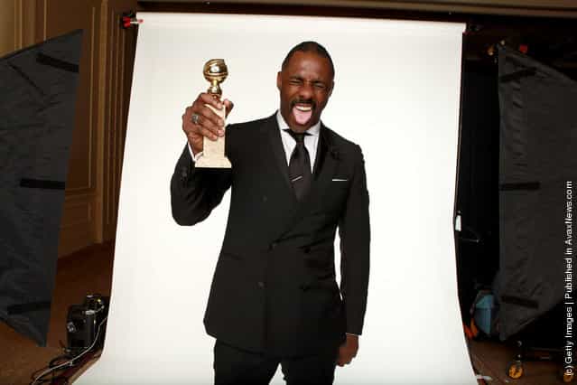 Actor Idris Elba, winner of the Best Performance by an Actor in a Mini-Series