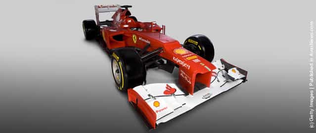 The new Ferrari F2012 Formula one car is launched online on February 03, 2012
