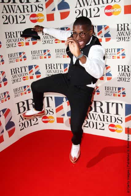 Labrinth attends The Brit Awards 2012 at The O2 Arena
