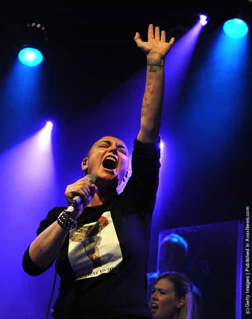 Musician Sinead O'Connor performs at the Highline Ballroom