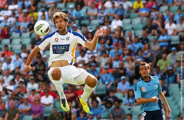Ante Rozic of the Gold Coast in action during the round 16 A-League match between Sydney FC and Gold Coast United at Sydney Football Stadium