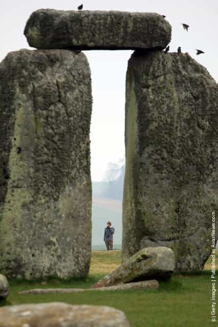 The ancient monument at Stonehenge