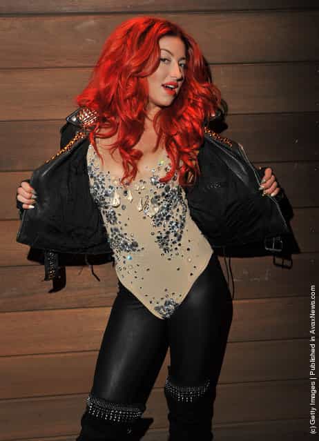Singer Neon Hitch visits "Hoppus on Music" at fuse Studios on March 6, 2012 in New York City