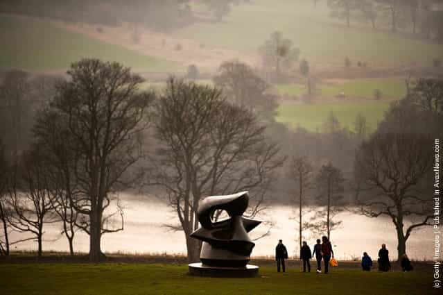Henry Moores perminant work at Yorkshire Sculpture park