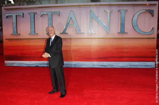 James Cameron attends the world premiere of Titanic 3D at The Royal Albert Hall
