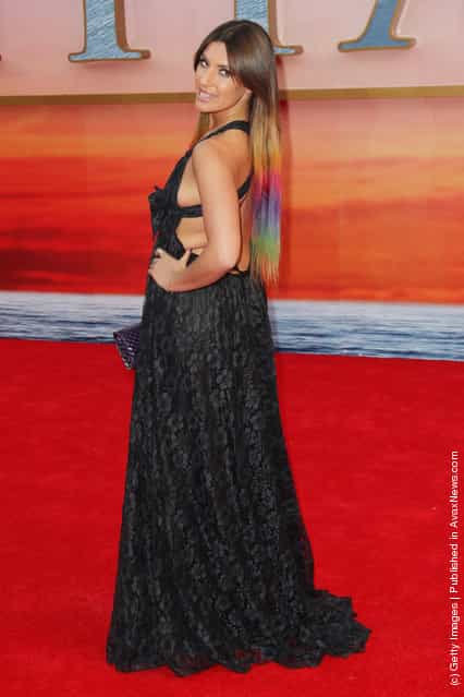 Gabriella Ellis attends the world premiere of Titanic 3D at The Royal Albert Hall