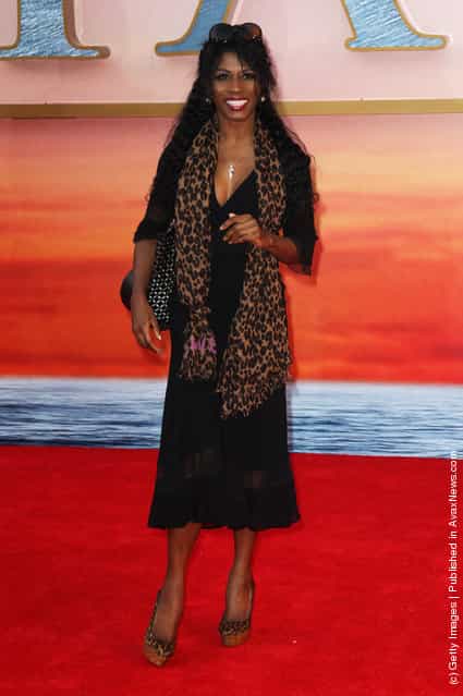 Sinitta attends the world premiere of Titanic 3D at The Royal Albert Hall