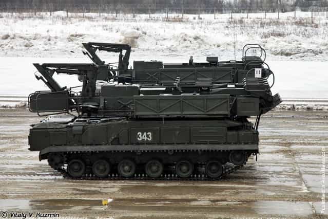 9A39M1 launcher-loader vehicle for Buk-M1-2 air defence system