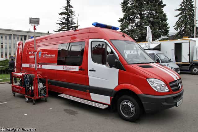 Emergency vehicle PSA-MM on MB Sprinter 515CDI chassis