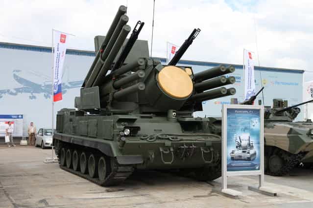 Tracked Pantsir-S1 airdefence missile system