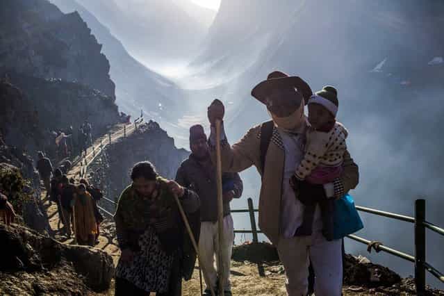 Thousands Of Hindu Pilgrims Take Part In Amarnath Yatra