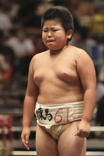National Childrens Sumo tournament in Tokyo, 2012