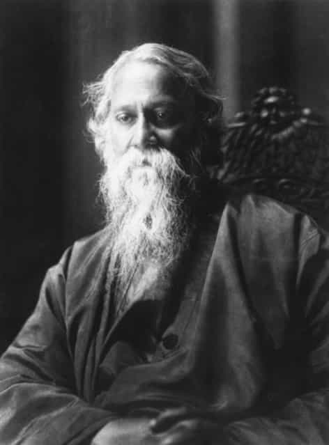 Indian poet, artist and writer Rabindranath Tagore (1861-1941), circa 1930. (Photo by Hulton Archive)