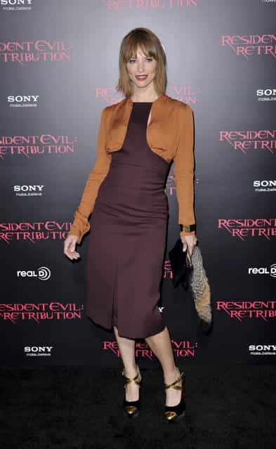 Sienna Guillory. Resident Evil: Retribution - Los Angeles Premiere - Arrivals. Los Angeles, California - 12.09.12. Mandatory Credit: Apega/WENN.com